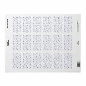 Handbeschilderde stippen etiket (Full Sheet)