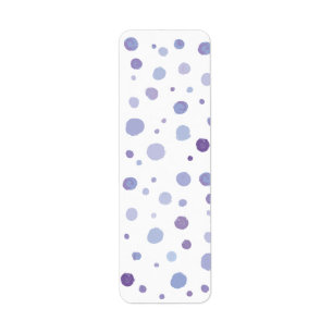 Handbeschilderde stippen etiket