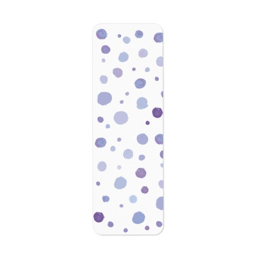 Handbeschilderde stippen etiket (Voorkant)