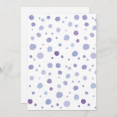 Handbeschilderde stippen feestdagenkaart (Voorkant / Achterkant)