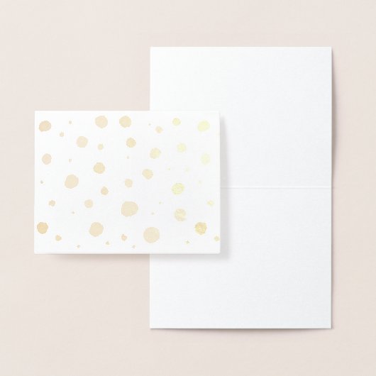 Handbeschilderde stippen folie kaarten (Display)