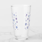 Handbeschilderde stippen glas (Links)