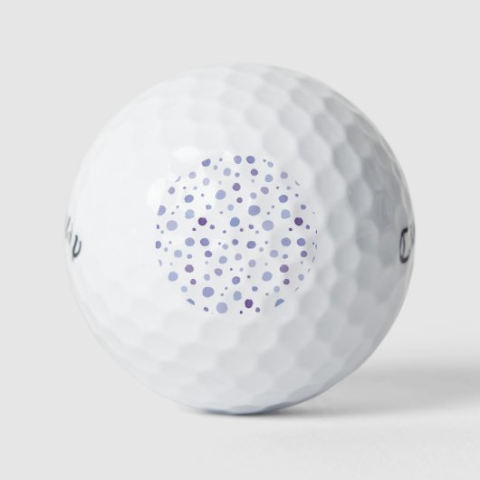 Handbeschilderde stippen golfballen (Voorkant)
