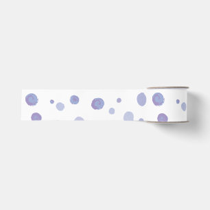 Handbeschilderde stippen grosgrain lint