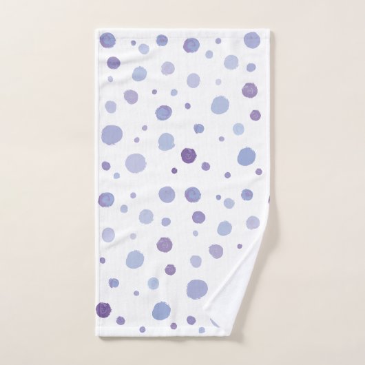 Handbeschilderde stippen handdoek (Handdoek)