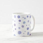 Handbeschilderde stippen koffiemok (Voorkant rechts)