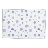 Handbeschilderde stippen kussensloop (Achterkant)