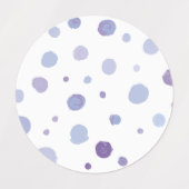 Handbeschilderde stippen labels (Design 1)
