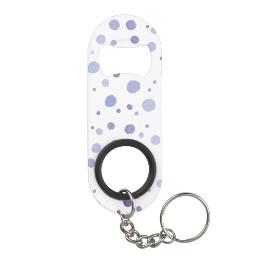 Handbeschilderde stippen mini flessenopener (Achterkant)