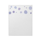 Handbeschilderde stippen notitieblok (Linkerzijde)