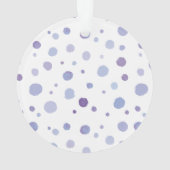 Handbeschilderde stippen ornament (achterkant)