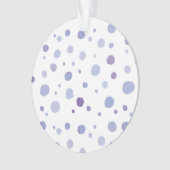 Handbeschilderde stippen ornament (voorkant)