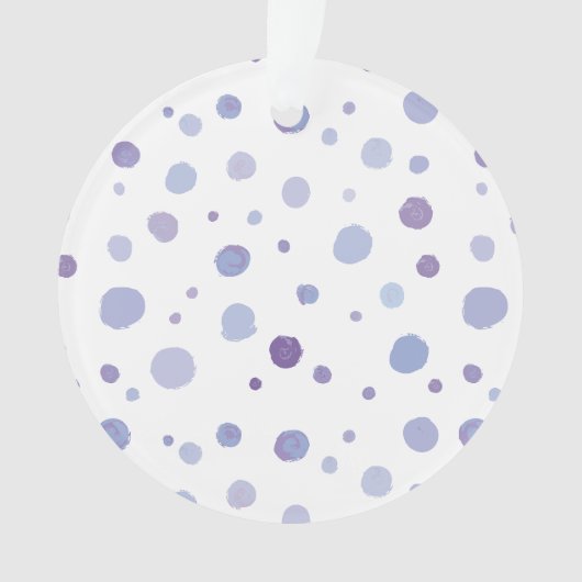 Handbeschilderde stippen ornament (voorkant)