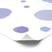 Handbeschilderde stippen perfect poster (Hoek)