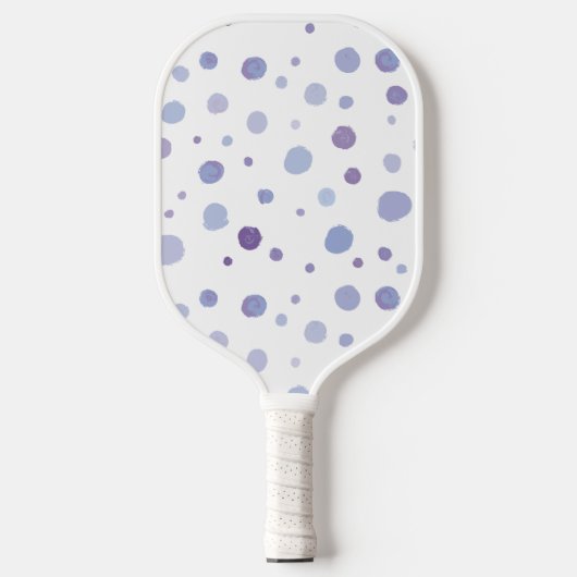 Handbeschilderde stippen pickleball paddle (Voorkant)