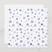 Handbeschilderde stippen programmakaart (Voorkant / Achterkant)