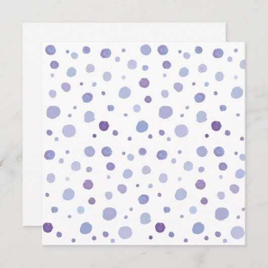 Handbeschilderde stippen programmakaart (Voorkant / Achterkant)