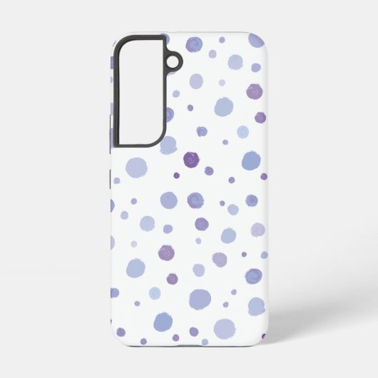 Handbeschilderde stippen samsung galaxy hoesje (Achterkant)