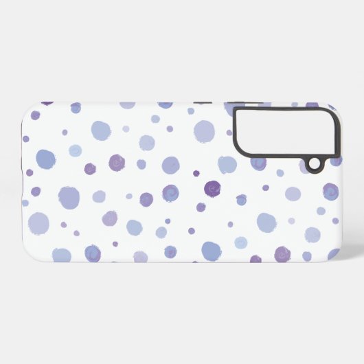 Handbeschilderde stippen samsung galaxy hoesje (Achterkant horizontaal)