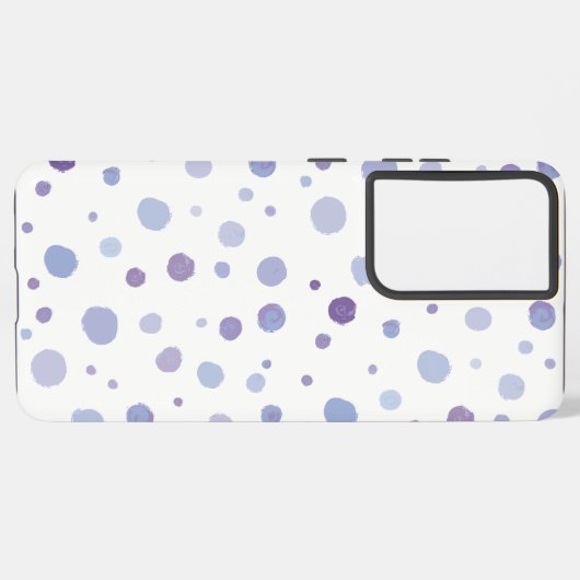 Handbeschilderde stippen samsung galaxy hoesje (Linkerkant)