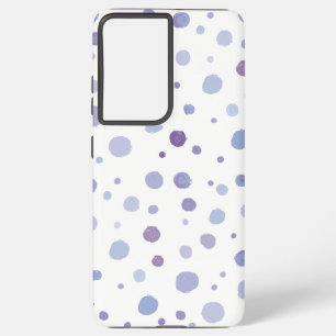 Handbeschilderde stippen samsung galaxy hoesje