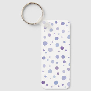Handbeschilderde stippen sleutelhanger