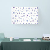 Handbeschilderde stippen spandoek (Beurs)