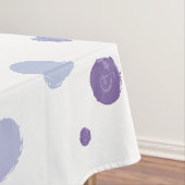 Handbeschilderde stippen tafelkleed (Voorbeeld)