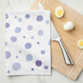 Handbeschilderde stippen theedoek (Quarter Fold)