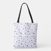 Handbeschilderde stippen tote bag (Achterkant)