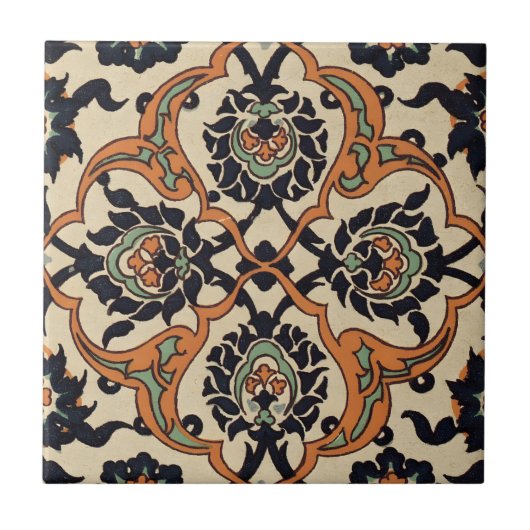 handbeschilderde  tegels van keramische stoffen tegeltje (Voorkant)