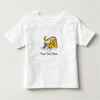 Handbeschilderde tijger voor kinderen - AANGEPAST Kinder Shirts
