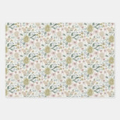 Handbeschilderde waterverf gevlekt inpakpapier vel (Voorkant)