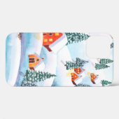 Handbeschilderde waterverf illustratie van de wint Case-Mate iPhone case (Achterkant (horizontaal))