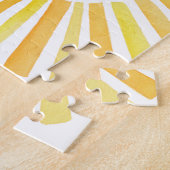 Handbeschilderde Waterverf Zon Legpuzzel (Zijkant)