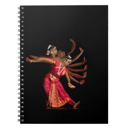 Handbeweging Bharatanatyam - 121 Notitieboek (Voorkant)