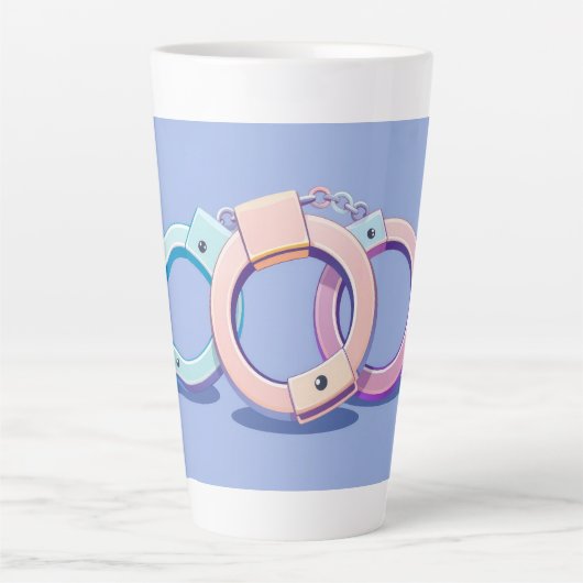 Handboeien Latte Mok (Voorkant)