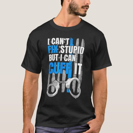Handboeien Politiewetshandhaving 1 T-shirt (Voorkant)
