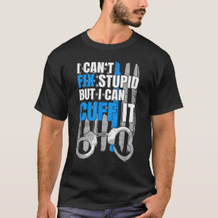Handboeien Politiewetshandhaving T-shirt