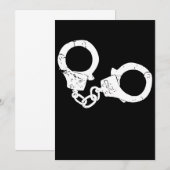 Handboeien Politiewetshandhavingsbescherming Serve (Voorkant / Achterkant)