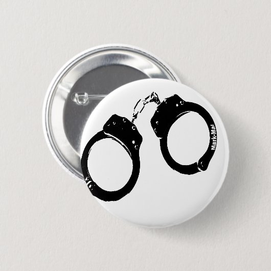 handboeien ronde button 5,7 cm (Voorkant /achterkant)