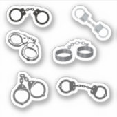 Handboeien Stickers (Voorkant)