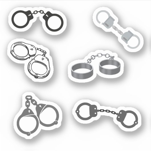 Handboeien Stickers (Voorkant)