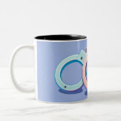 Handboeien Tweekleurige Koffiemok (Links)