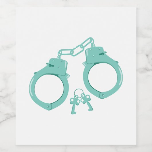 Handboeien Wijn Etiket (Enkel label)