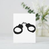 Handbofschets Silhouette Briefkaart (Staand voorkant)