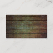 handboorei voor de bouw van houtkorrels afsprakenkaartje (Achterkant)