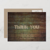 handboorei voor de bouw van houtkorrels briefkaart (Voorkant / Achterkant)