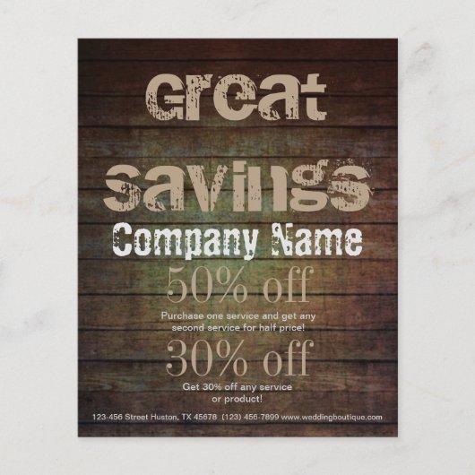  handboorei voor de bouw van houtkorrels flyer (Voorkant)