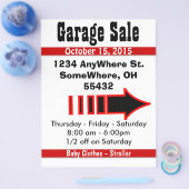 Handbordbrochure verkoop flyer (Enkel)